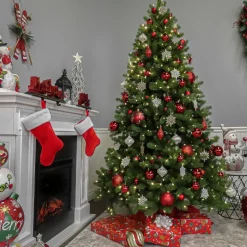 National Tree Company 7.5 ft. Pre-Lit Downswept Douglas Fir Tree with 750 Clear Lights & 1867 Branch Tips