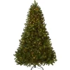 National Tree Company 7.5 ft. Pre-Lit Downswept Douglas Fir Tree with 750 Dual Color LED Lights