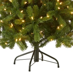 National Tree Company 4.5 ft. Pre-Lit Downswept Douglas Fir Tree with Dual Color LED Lights