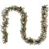 National Tree Company 9 ft. Pre-Lit Dunhill Fir Garland with Clear Lights