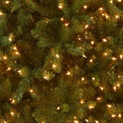 National Tree Company 7.5 ft. Pre-Lit Dunhill Fir Slim Tree with Clear Lights