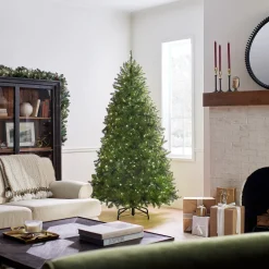 National Tree Company 7 ft. Pre-Lit Dunhill Fir Tree with PowerConnect Dual Color LED Lights