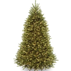 National Tree Company 7 ft. Pre-Lit Dunhill Fir Tree with PowerConnect Dual Color LED Lights