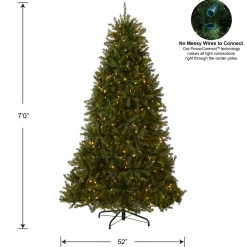 National Tree Company 7 ft. Pre-Lit Dunhill Fir Tree with PowerConnect Dual Color LED Lights