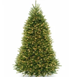National Tree Company 7.5 ft. Pre-Lit Dunhill Fir Tree with PowerConnect Clear Lights