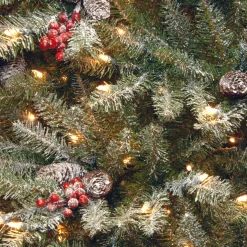 National Tree Company 3 ft. Pre-Lit Dunhill Fir Tree with Warm White LED Lights