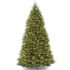 National Tree Company 12 ft. Pre-Lit Dunhill Fir Tree with PowerConnect Dual Color LED Lights