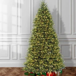 National Tree Company 12 ft. Pre-Lit Dunhill Fir Tree with PowerConnect Dual Color LED Lights
