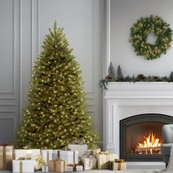 National Tree Company 6.5 ft. Pre-Lit Dunhill Fir Tree with PowerConnect Clear Lights