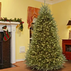 National Tree Company 6.5 ft. Pre-Lit Dunhill Fir Tree with PowerConnect Clear Lights