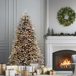 National Tree Company 7 ft. Pre-Lit Dunhill Fir Tree with 700 Clear Lights