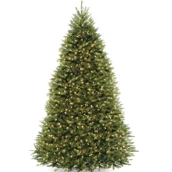 National Tree Company 9 ft. Pre-Lit Dunhill Fir Tree with PowerConnect Dual Color LED Lights