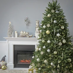National Tree Company 7.5 ft. Pre-Lit Dunhill Fir Tree with Clear Lights