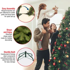 National Tree Company 7.5 ft. Pre-Lit Dunhill Fir Tree with Clear Lights