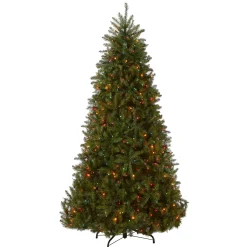 National Tree Company 6.5 ft. Pre-Lit Dunhill Fir Tree with Multicolor Lights