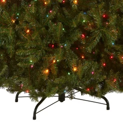 National Tree Company 6.5 ft. Pre-Lit Dunhill Fir Tree with Multicolor Lights