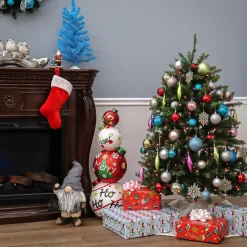National Tree Company 4.5 ft. Pre-Lit Dunhill Fir Tree with Multicolor Lights