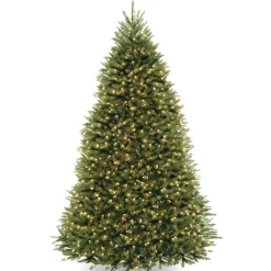 National Tree Company 9 ft. Pre-Lit Dunhill Fir Tree with 900 Clear Lights