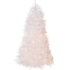 National Tree Company 9 ft. Pre-Lit Dunhill Fir White Tree with Clear Lights