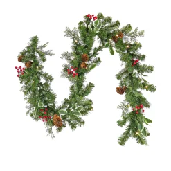 National Tree Company 6 ft. Pre-Lit First Traditions Christmas Joy Garland