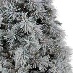 National Tree Company 7.5 ft. Pre-Lit Flocked Bavarian Pine Tree