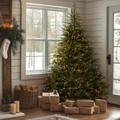 National Tree Company 7.5 ft. Pre-Lit Fraser Grande Tree with Dual Color LED Lights