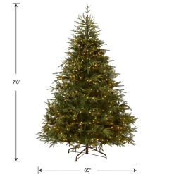 National Tree Company 7.5 ft. Pre-Lit Fraser Grande Tree with Dual Color LED Lights