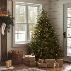 National Tree Company 6.5 ft. Pre-Lit Fraser Grande Tree with Dual Color LED Lights