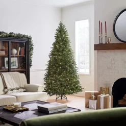 National Tree Company 7.5 ft. Pre-Lit Grande Fir Medium Tree with Clear Lights
