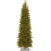 National Tree Company 6.5 ft. Pre-Lit Grande Fir Pencil Slim Tree with Clear Lights