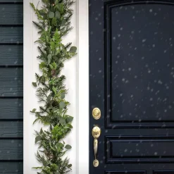 National Tree Company 9 ft. Pre-Lit HGTV Home Collection Winter Garden Garland