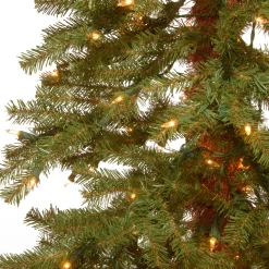 National Tree Company 6 ft. Pre-Lit Hickory Cedar Tree with Clear Lights
