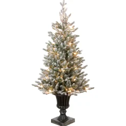 National Tree Company 4 ft. Pre-Lit Iceland Fir Tree with Clear Lights