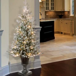 National Tree Company 4 ft. Pre-Lit Iceland Fir Tree with Clear Lights