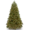 National Tree Company 6.5 ft. Pre-Lit Jersey Fraser Fir Medium Tree with Clear Lights