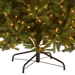 National Tree Company 6.5 ft. Pre-Lit Jersey Fraser Fir Medium Tree with Clear Lights