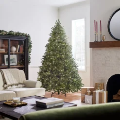 National Tree Company 7.5 ft. Pre-Lit Jersey Fraser Fir Tree with Clear Lights