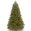 National Tree Company 6.5 ft. Pre-Lit Jersey Fraser Fir Medium Tree with Dual Color LED Lights