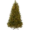 National Tree Company 7.5 ft. Pre-Lit Jersey Fraser Fir Medium Tree with Dual Color LED Lights