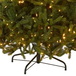 National Tree Company 7.5 ft. Pre-Lit Jersey Fraser Fir Medium Tree with Dual Color LED Lights