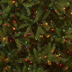 National Tree Company 7.5 ft. Pre-Lit Jersey Fraser Fir Tree with Multicolor Lights