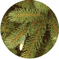 National Tree Company 7.5 ft. Pre-Lit Jersey Fraser Fir Slim Tree with Clear Lights