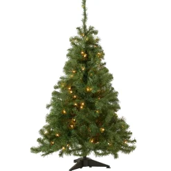 National Tree Company 4 ft. Pre-Lit Kincaid Spruce Tree with Clear Lights