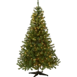 National Tree Company 6 ft. Pre-Lit Kincaid Spruce Tree with Clear Lights