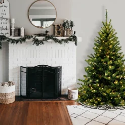 National Tree Company 6 ft. Pre-Lit Kincaid Spruce Tree with Clear Lights