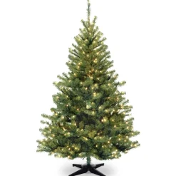 National Tree Company 6 ft. Pre-Lit Kincaid Spruce Tree with Clear Lights