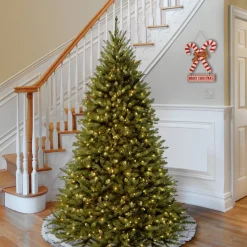 National Tree Company 7.5 ft. Pre-Lit Kingswood Fir Tree with PowerConnect Dual Color LED Lights