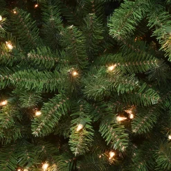 National Tree Company 7 ft. Pre-Lit Kingswood Fir Pencil Tree with Clear Lights