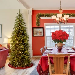 National Tree Company 6.5 ft. Pre-Lit Kingswood Fir Pencil Tree with Clear Lights