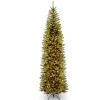 National Tree Company 9 ft. Pre-Lit Kingswood Fir Pencil Tree with Clear Lights